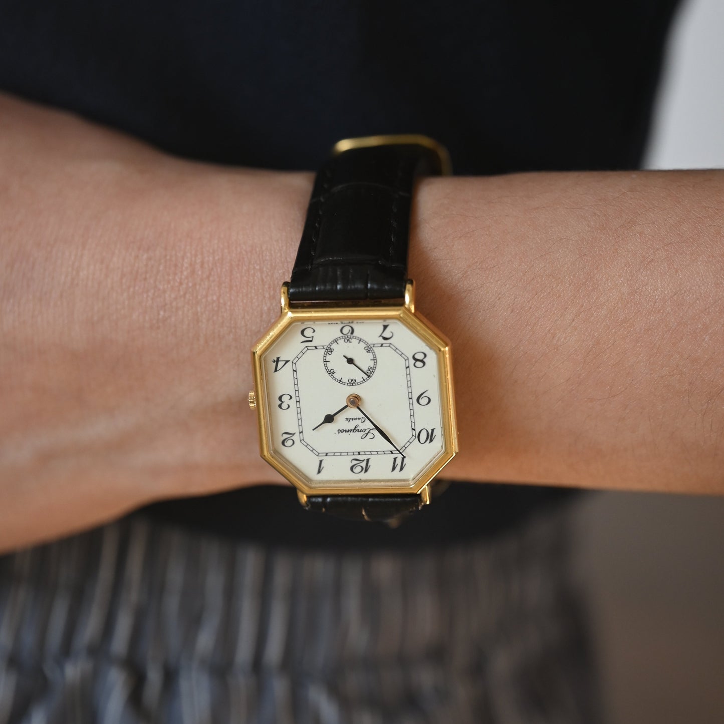 Longines Octagon White Roman Watch 150th Anniversary Ref. L976.2