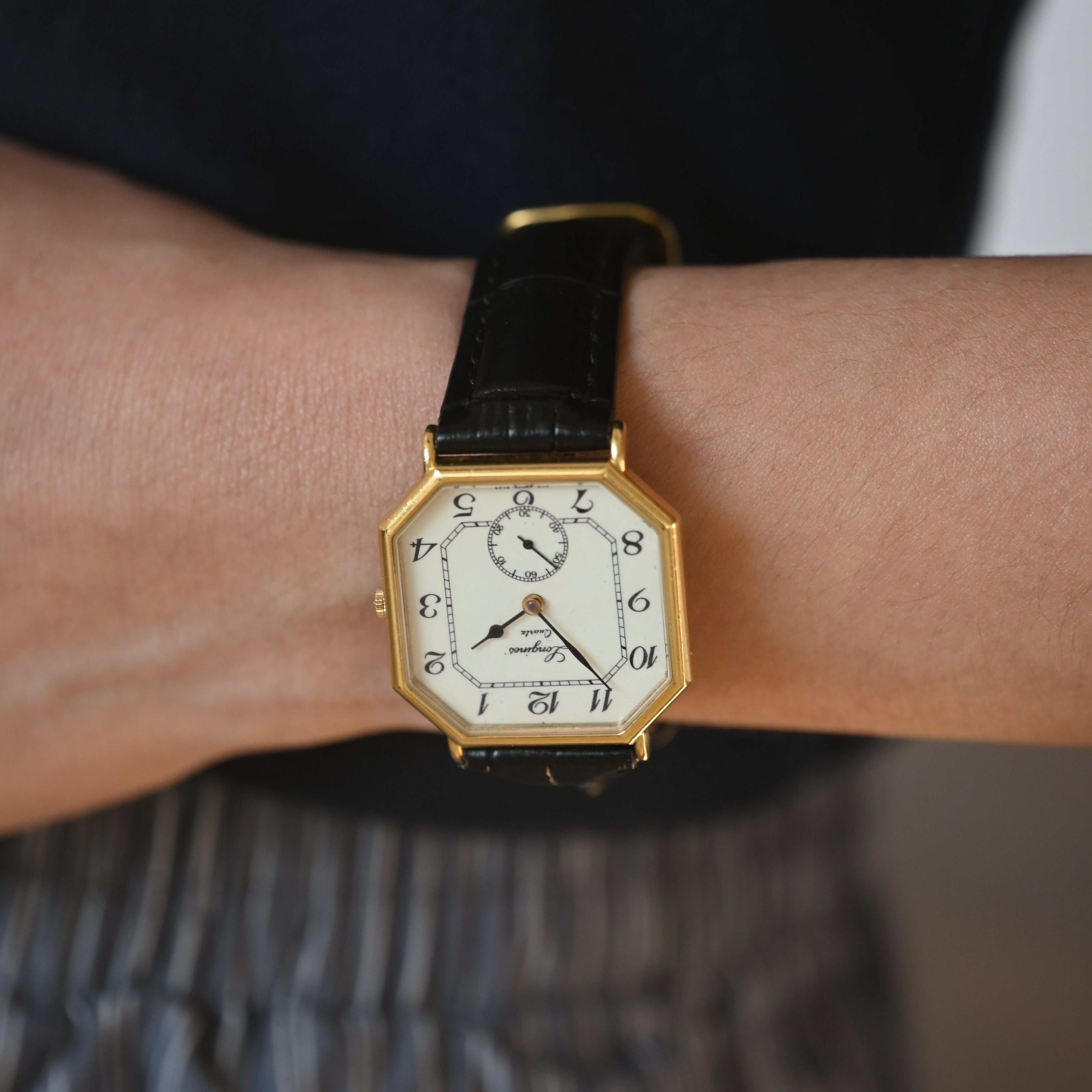 Longines Octagon White Roman Watch 150th Anniversary Ref. L976.2 - Leluxe Vintage Sdn. Bhd.