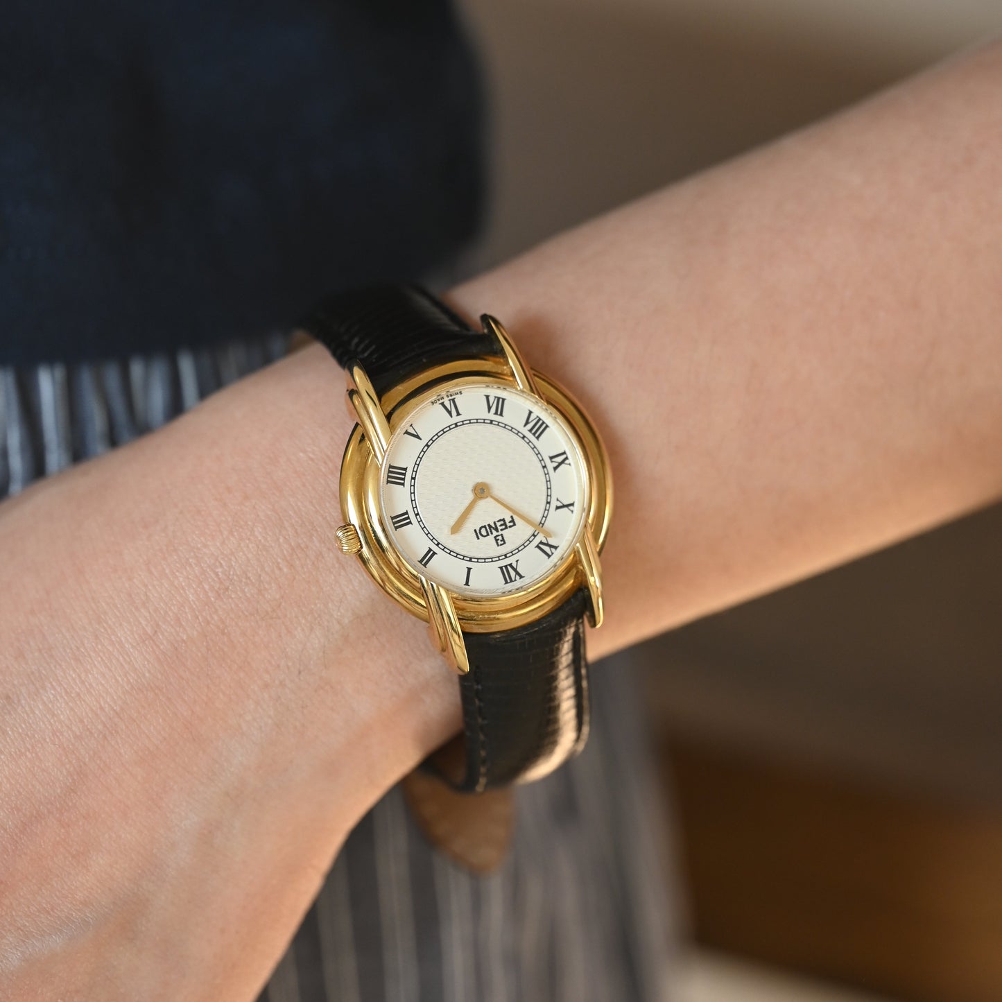 Fendi 350J White Dial Watch