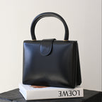 Loewe Anagram Logo Box Leather Mini Bag - Leluxe Vintage Sdn. Bhd.