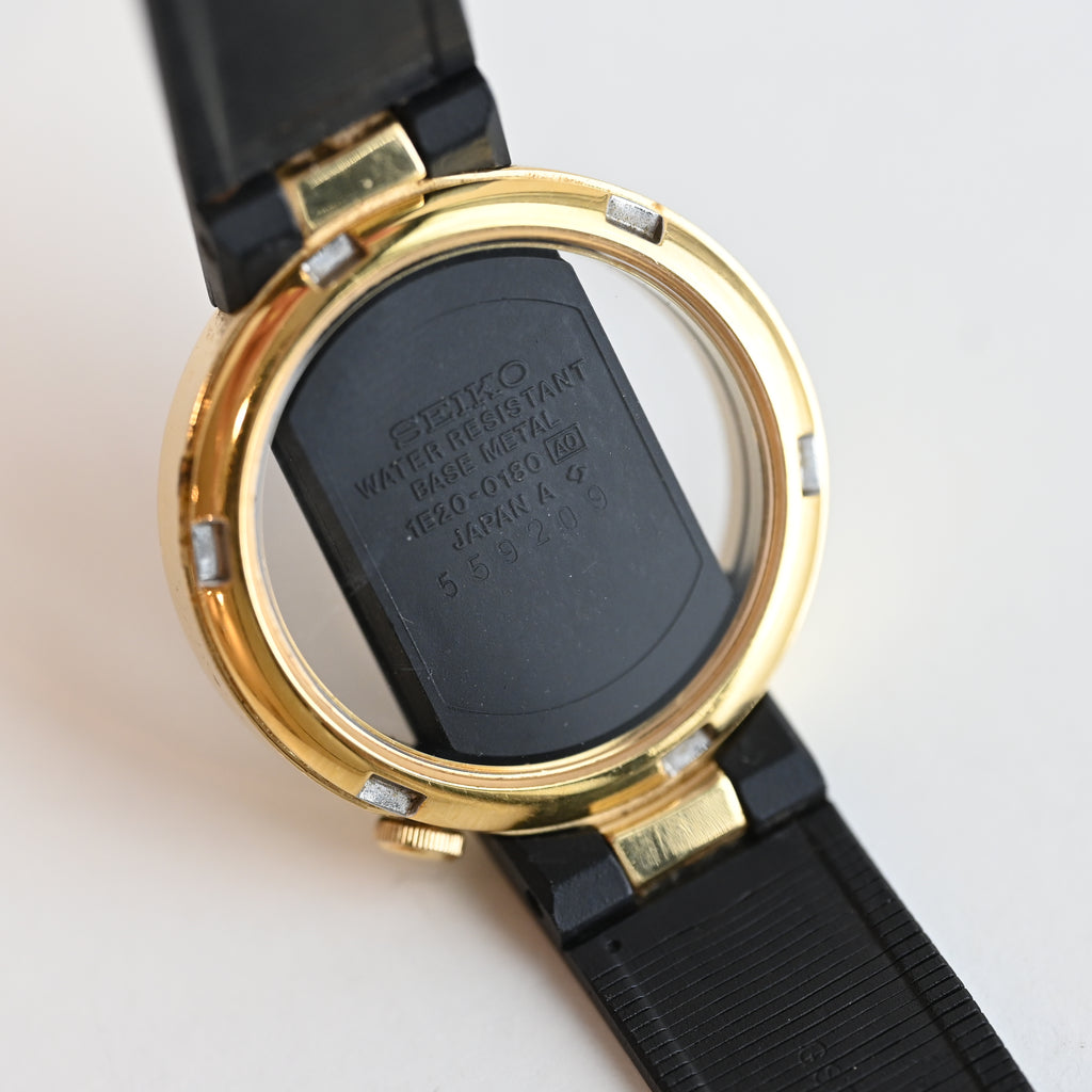 Seiko 1E20-0180 Skeleton Dial from 1980's