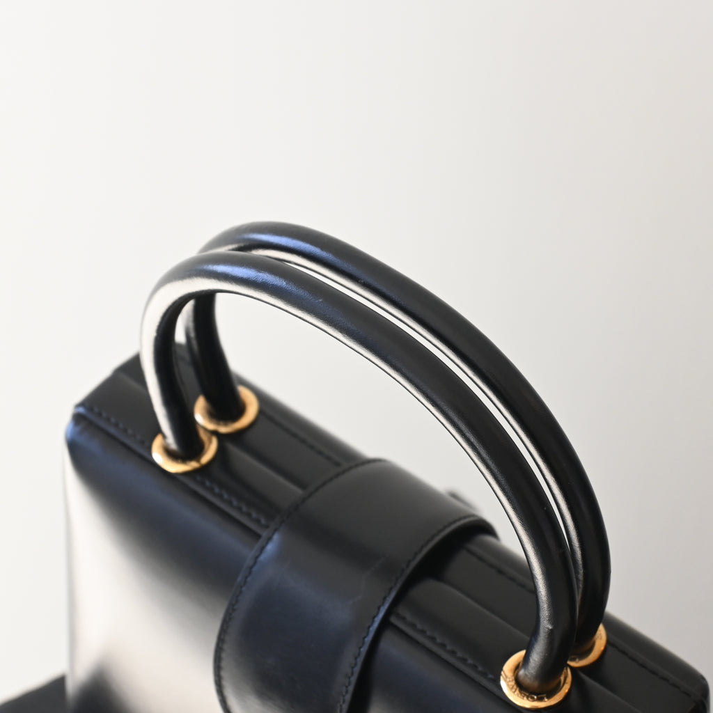 Loewe Anagram Logo Box Leather Mini Bag - Leluxe Vintage Sdn. Bhd.