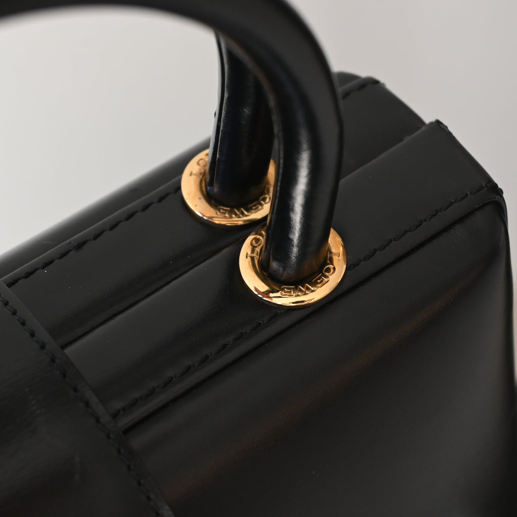 Loewe Anagram Logo Box Leather Mini Bag - Leluxe Vintage Sdn. Bhd.