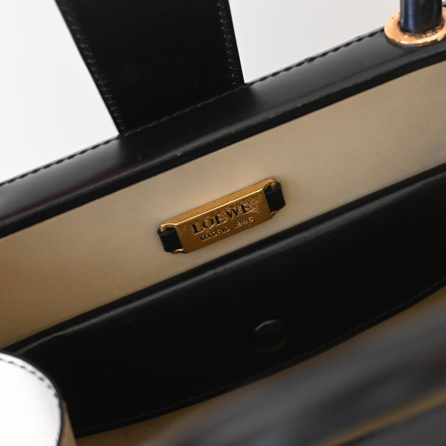 Loewe Anagram Logo Box Leather Mini Bag