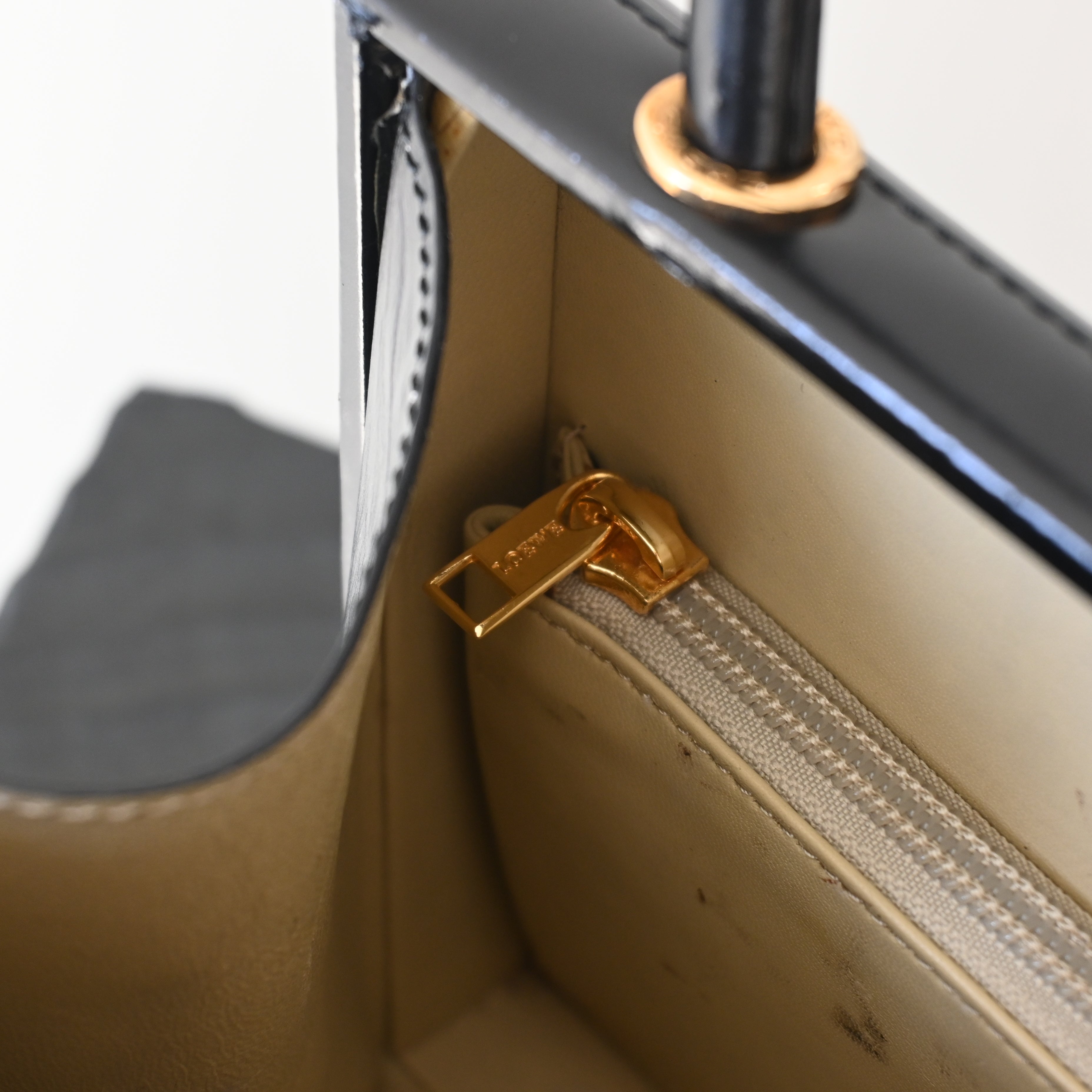 Loewe Anagram Logo Box Leather Mini Bag - Leluxe Vintage Sdn. Bhd.