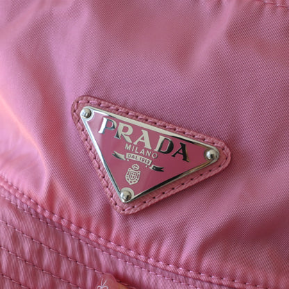 Prada Logo Nylon Bucket Hat