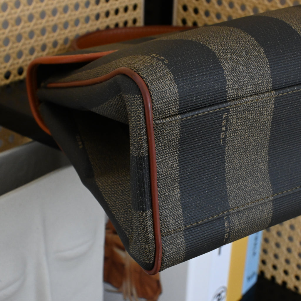 Fendi Pequin Striped Kelly Handcarry - Leluxe Vintage Sdn. Bhd.