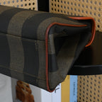 Fendi Pequin Striped Kelly Handcarry - Leluxe Vintage Sdn. Bhd.