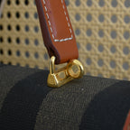 Fendi Pequin Striped Kelly Handcarry - Leluxe Vintage Sdn. Bhd.