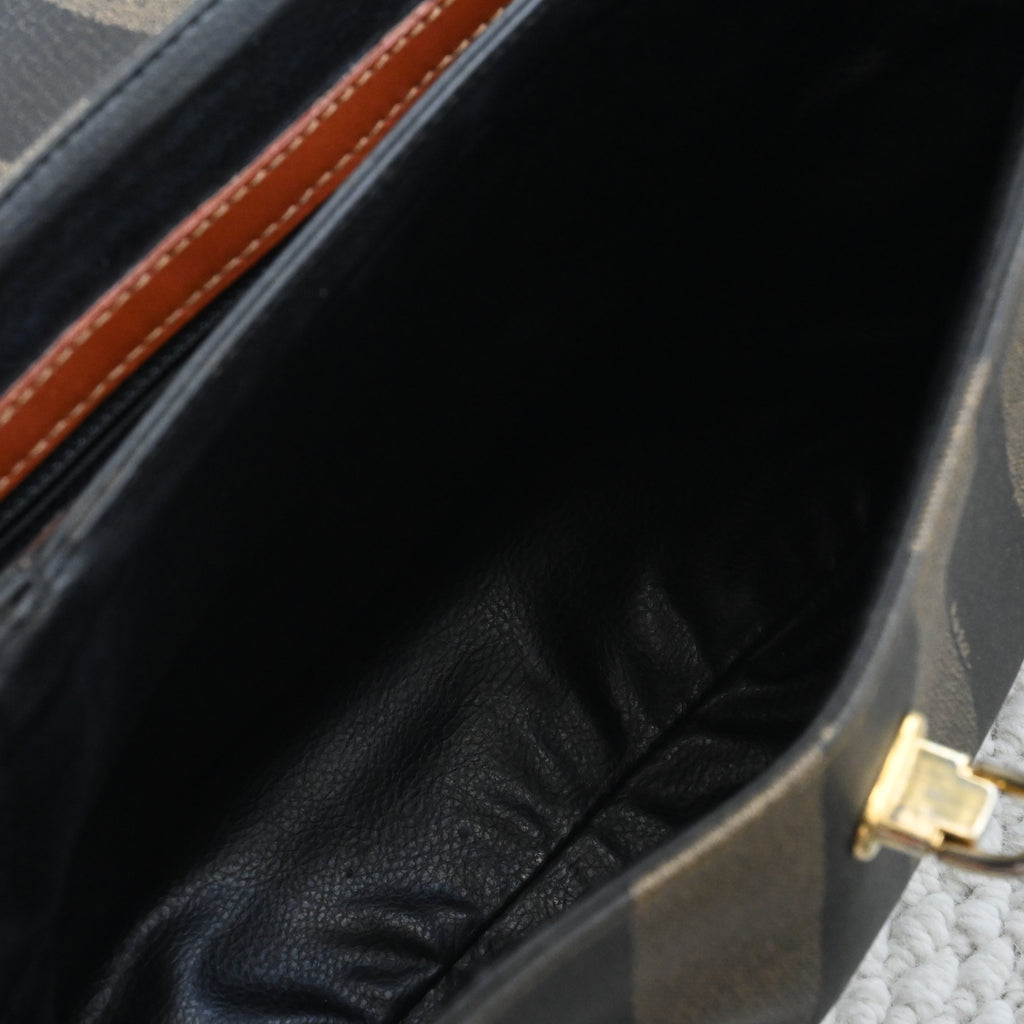 Fendi Pequin Striped Kelly Handcarry - Leluxe Vintage Sdn. Bhd.