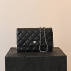 Chanel Wallet On Chain SHW Caviar