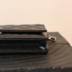 Chanel Wallet On Chain SHW Caviar