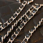 Chanel Wallet On Chain SHW Caviar