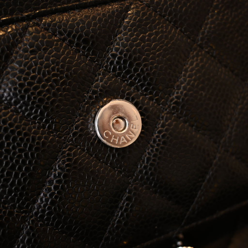 Chanel Wallet On Chain SHW Caviar