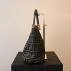 Fendi Zucca Canvas Twin Handle Tote Bag