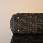 Fendi Zucca Canvas Twin Handle Tote Bag