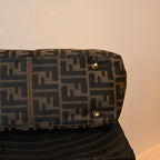 Fendi Zucca Canvas Twin Handle Tote Bag