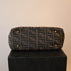 Fendi Zucca Canvas Twin Handle Tote Bag