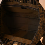 Fendi Zucca Canvas Twin Handle Tote Bag