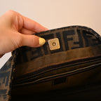 Fendi Zucca Canvas Twin Handle Tote Bag