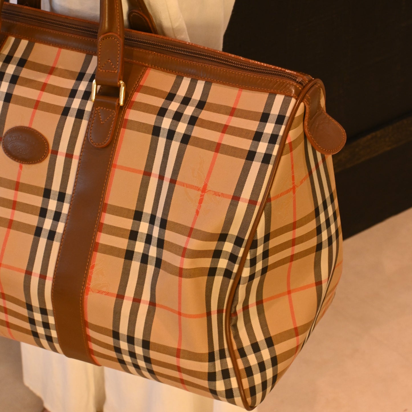 Burberry Nova Check Duffle 50