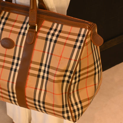 Burberry Nova Check Duffle 50