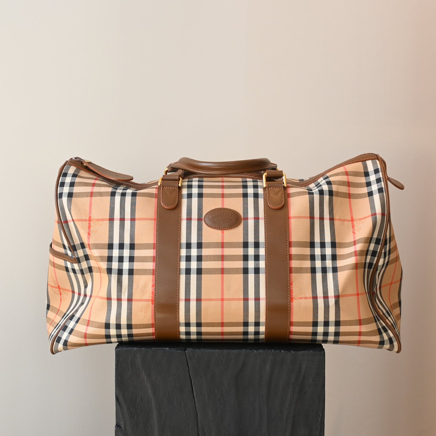 Burberry Nova Check Duffle 50