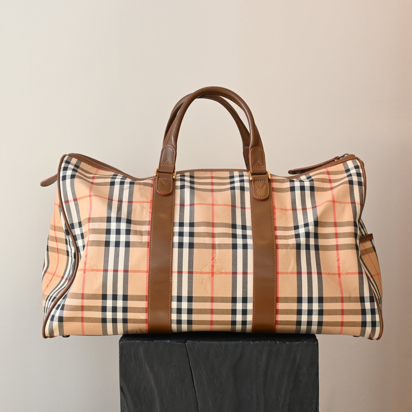 Burberry Nova Check Duffle 50