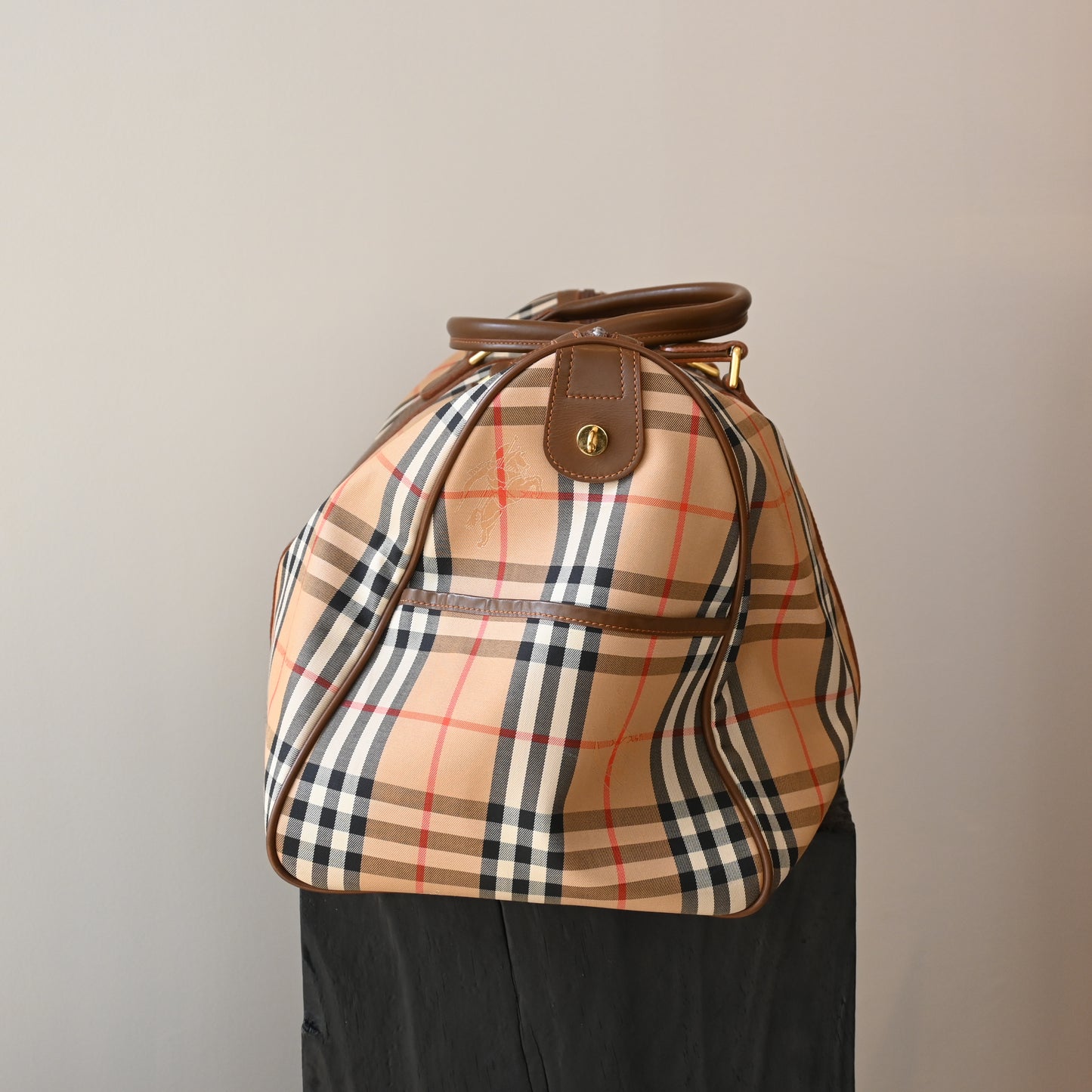Burberry Nova Check Duffle 50