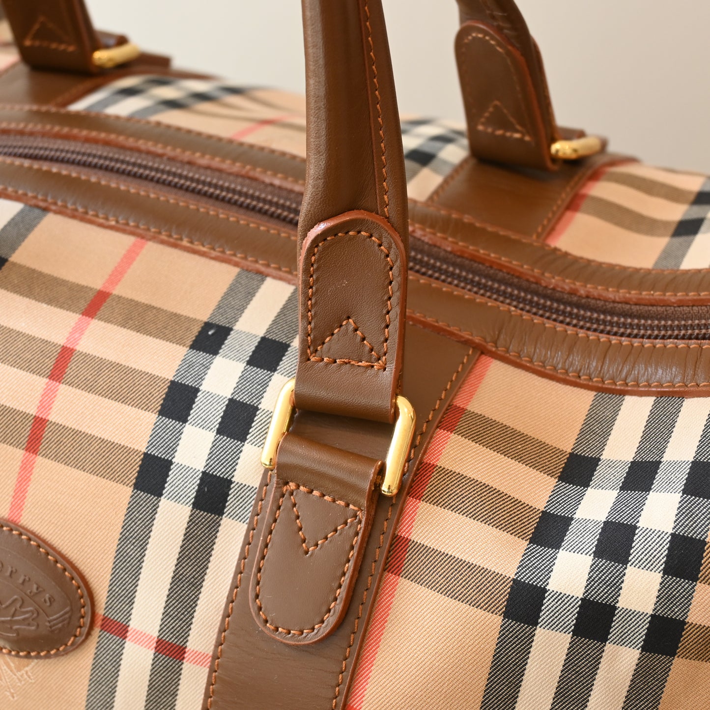 Burberry Nova Check Duffle 50