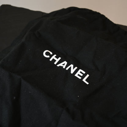 Chanel Chocolate Bar Lambskin Chain Shoulder Bag Beige GHW