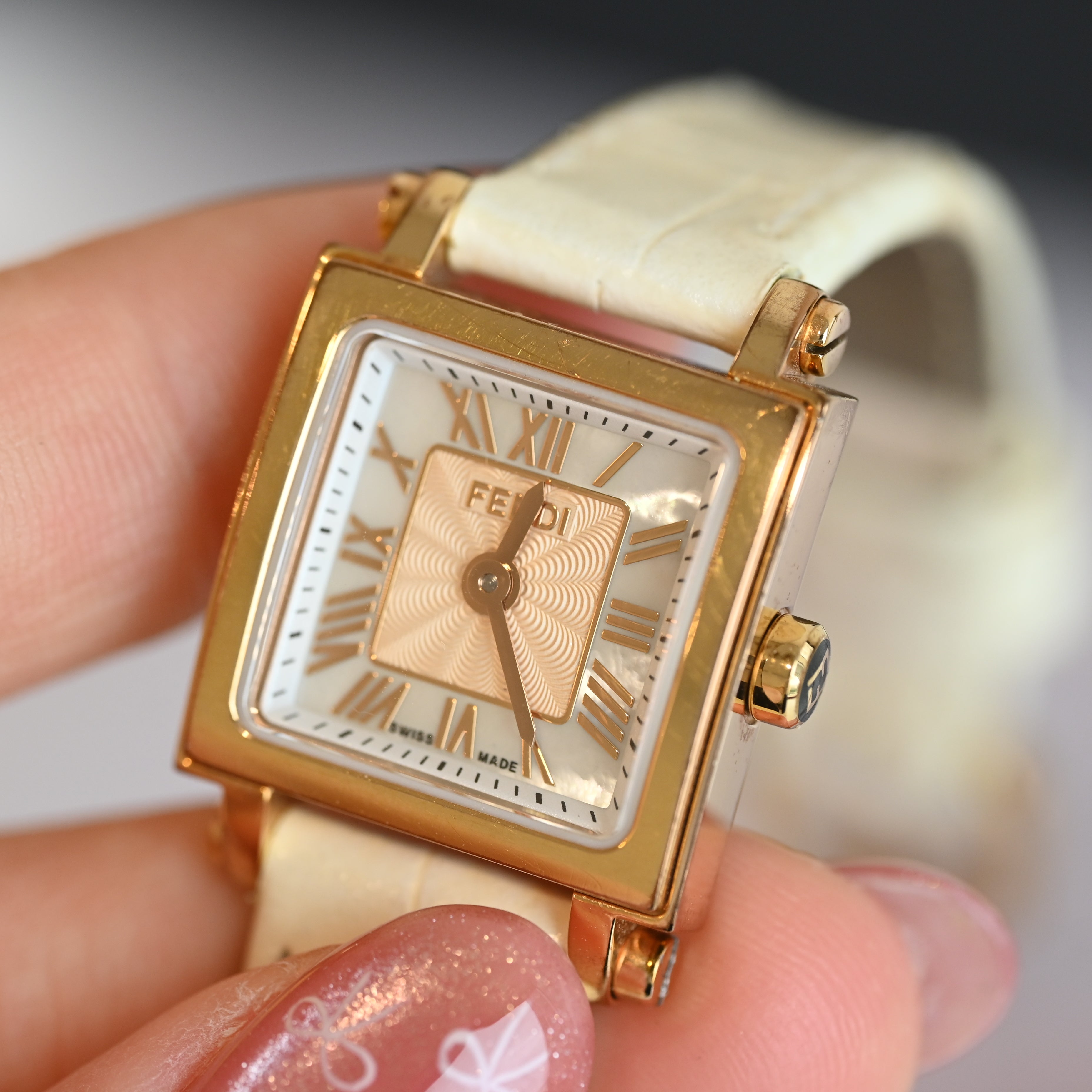 Fendi Quadoro Mini 60500L Watch - Leluxe Vintage Sdn. Bhd.