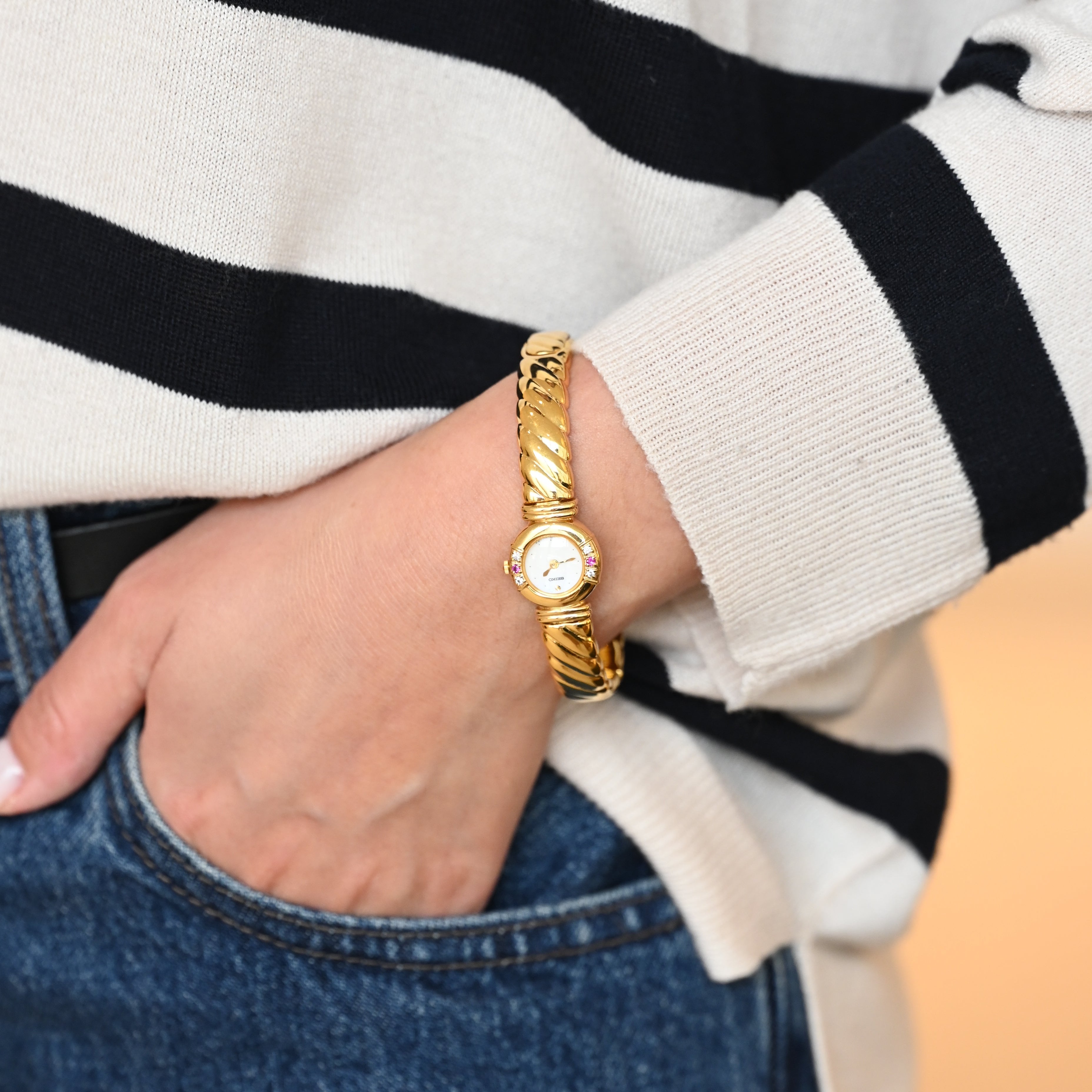 Seiko 1E20-2020 Bangle Watch