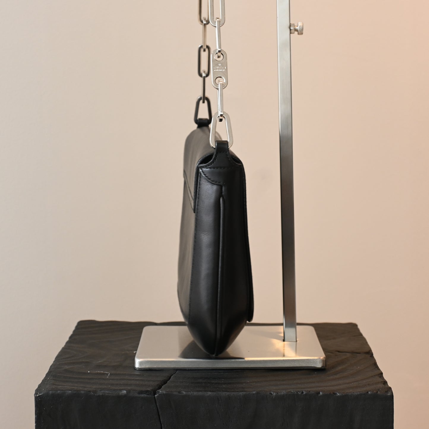 Gucci Leather Chain Shoulder Bag