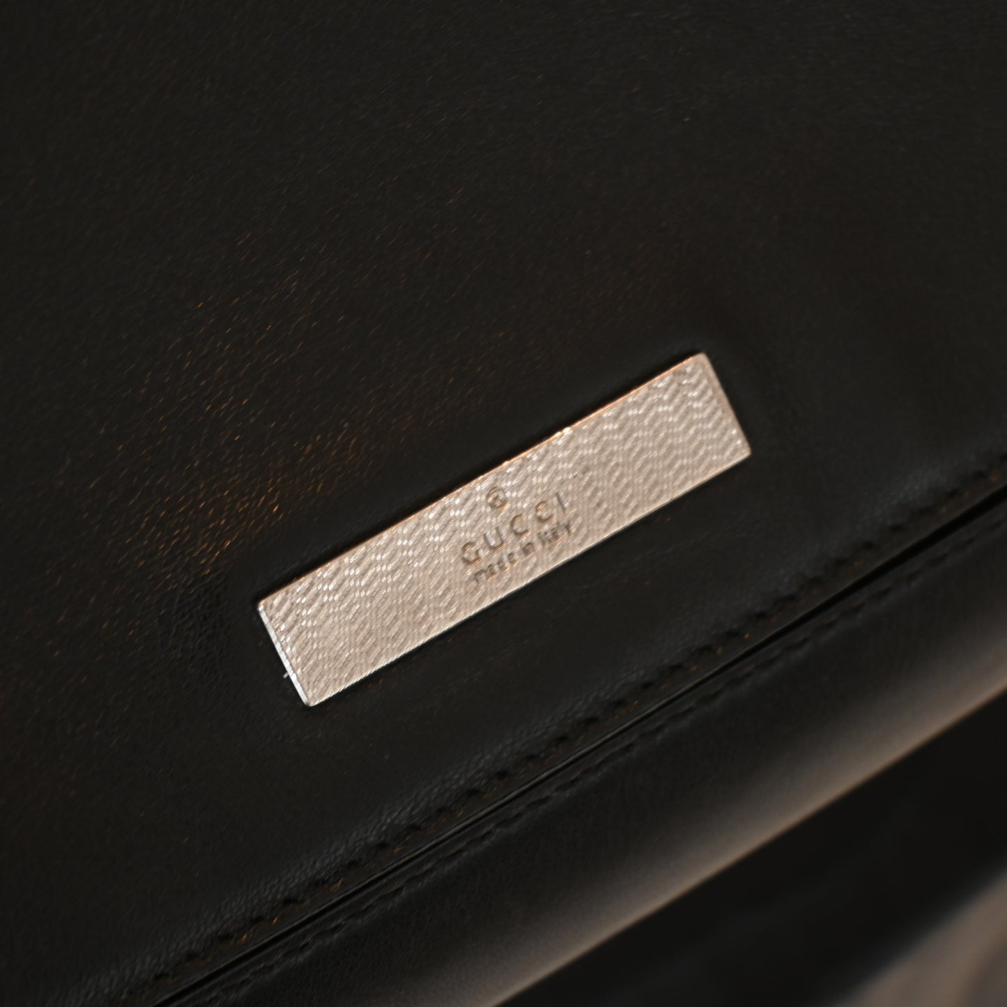 Gucci Leather Chain Shoulder Bag