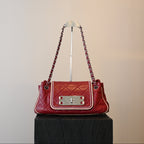 Chanel Matelasse Lambskin Chain Tote Bag 2.55 Bordeaux SHW