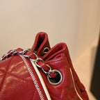 Chanel Matelasse Lambskin Chain Tote Bag 2.55 Bordeaux SHW