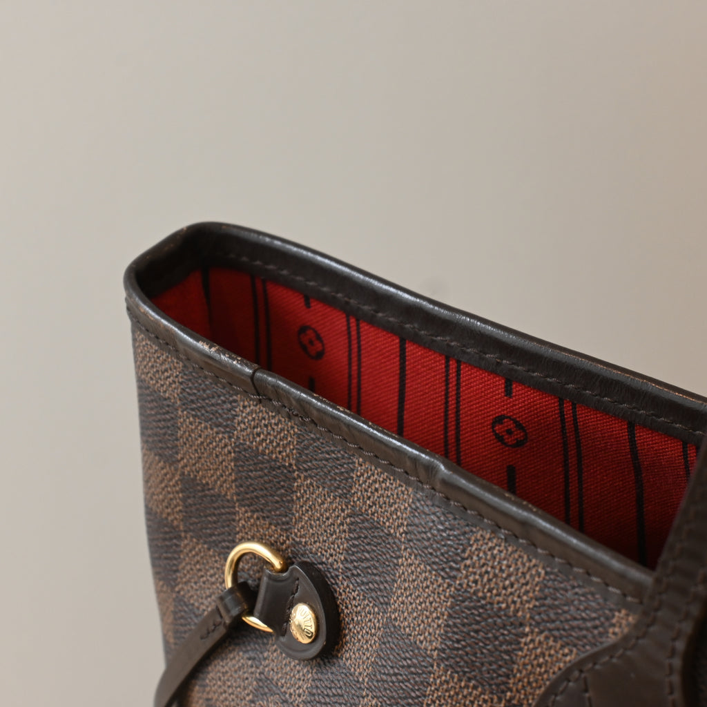 Louis Vuitton Neverfull MM Tote in Damier - Leluxe Vintage Sdn. Bhd.