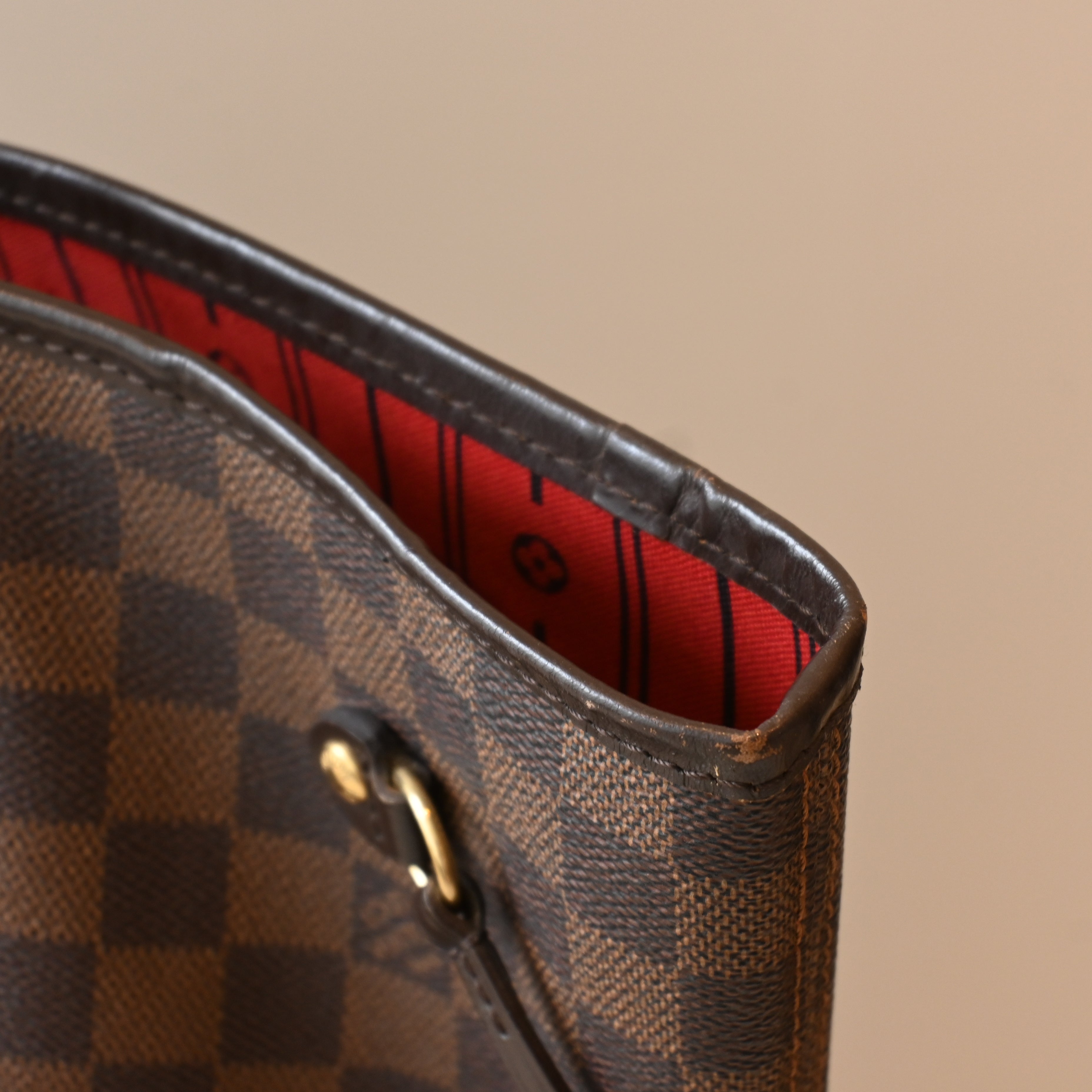 Louis Vuitton Neverfull MM Tote in Damier - Leluxe Vintage Sdn. Bhd.