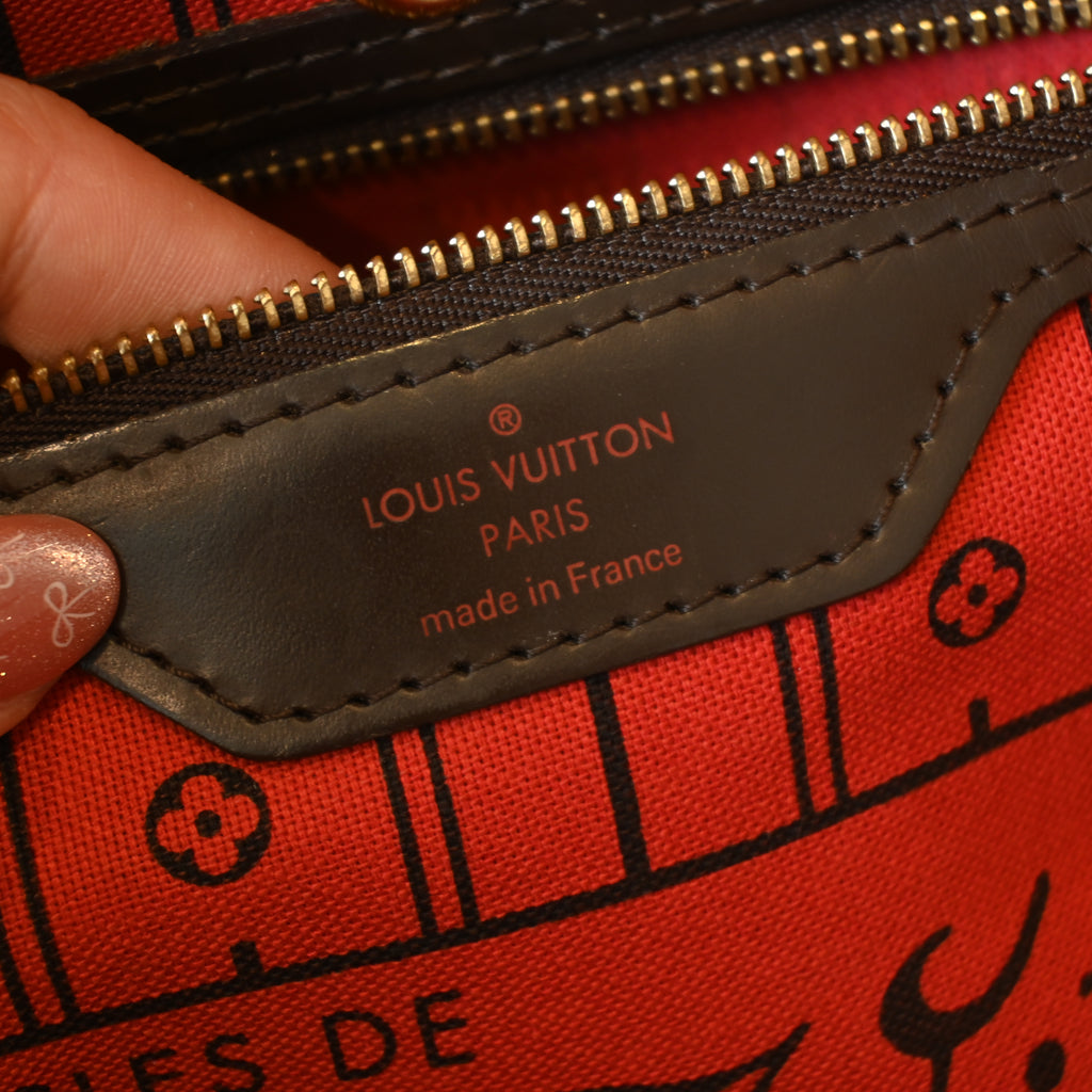 Louis Vuitton Neverfull MM Tote in Damier - Leluxe Vintage Sdn. Bhd.