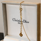Christian Dior Oval Necklace & Earclips Set