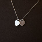 Tiffany & Co. Return to Tiffany Pink Heart Pendant Necklace