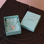 Tiffany & Co. Return to Tiffany Pink Heart Pendant Necklace