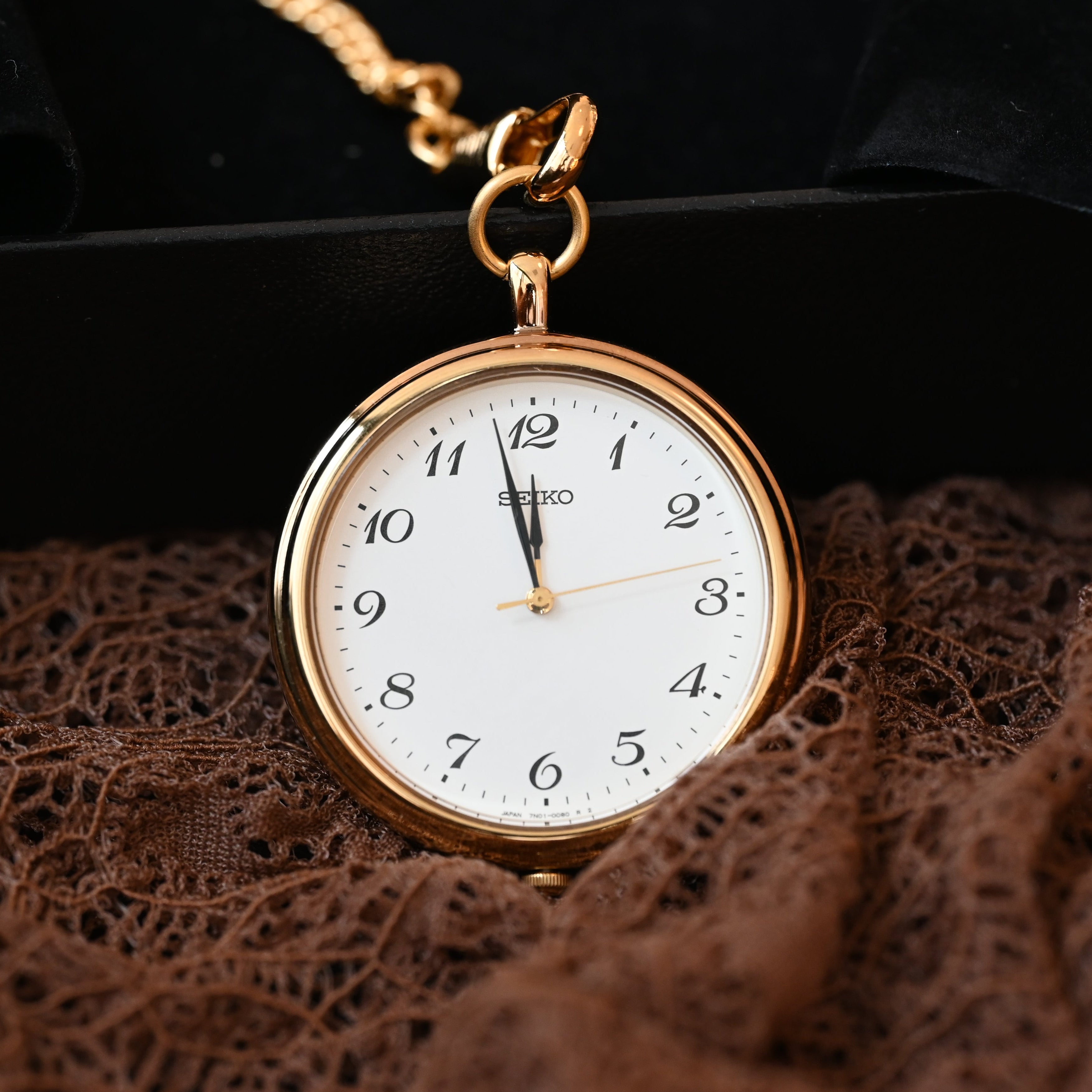Seiko 7N01-0040 Pocket Watch