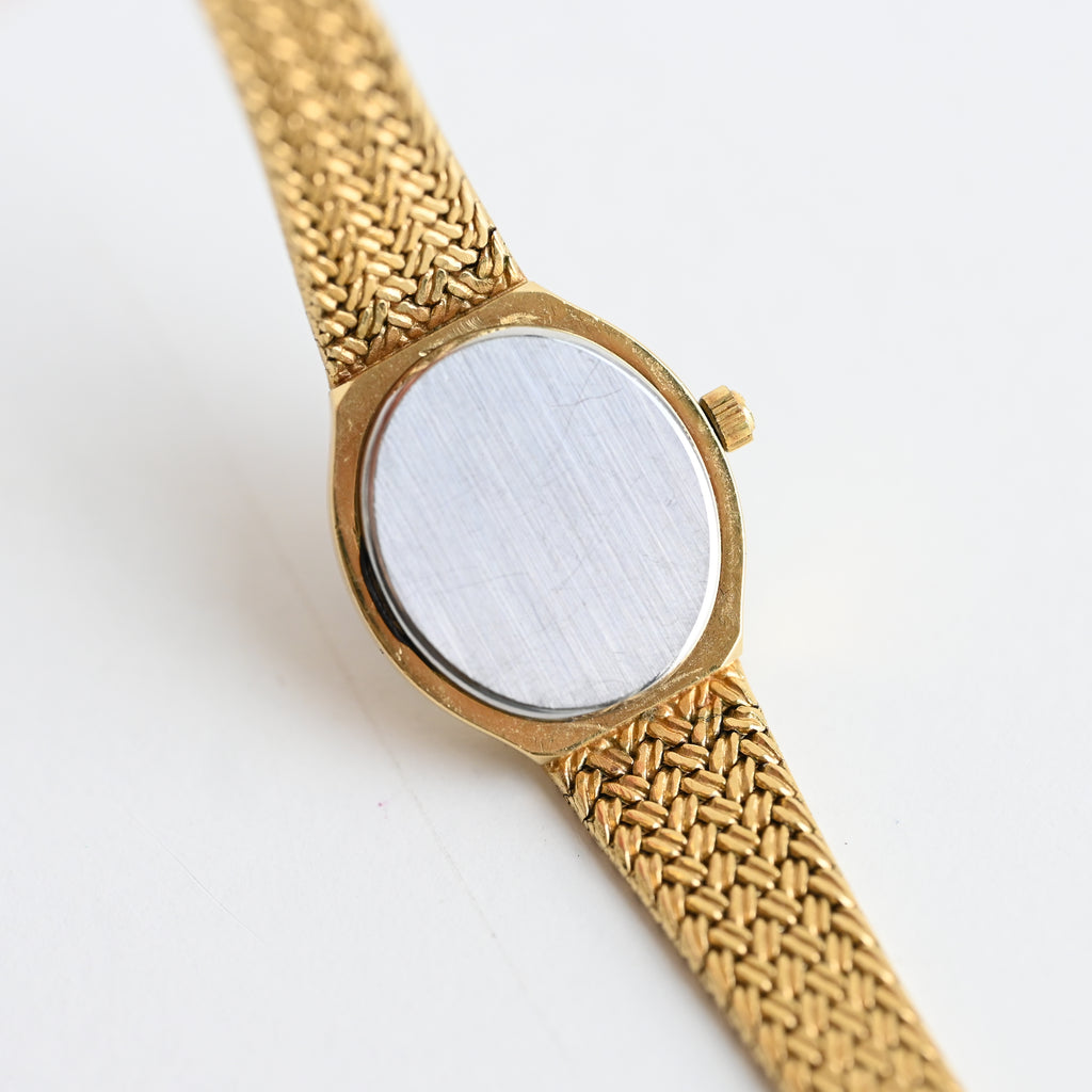 Omega De Ville Oval Watch with Woven Bracelet Cal.978.002