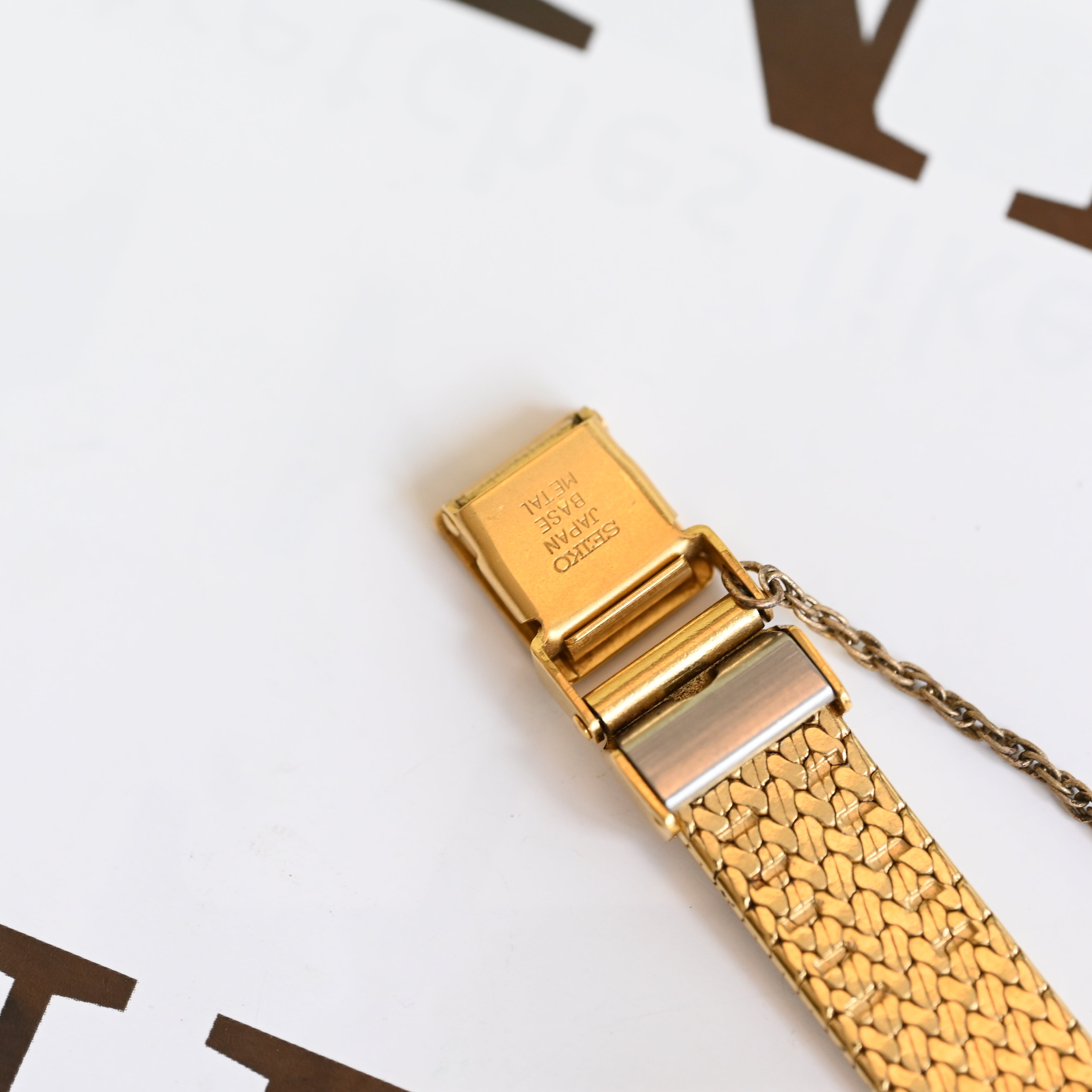 Seiko Exceline Quartz Gold Mesh 7321-5910