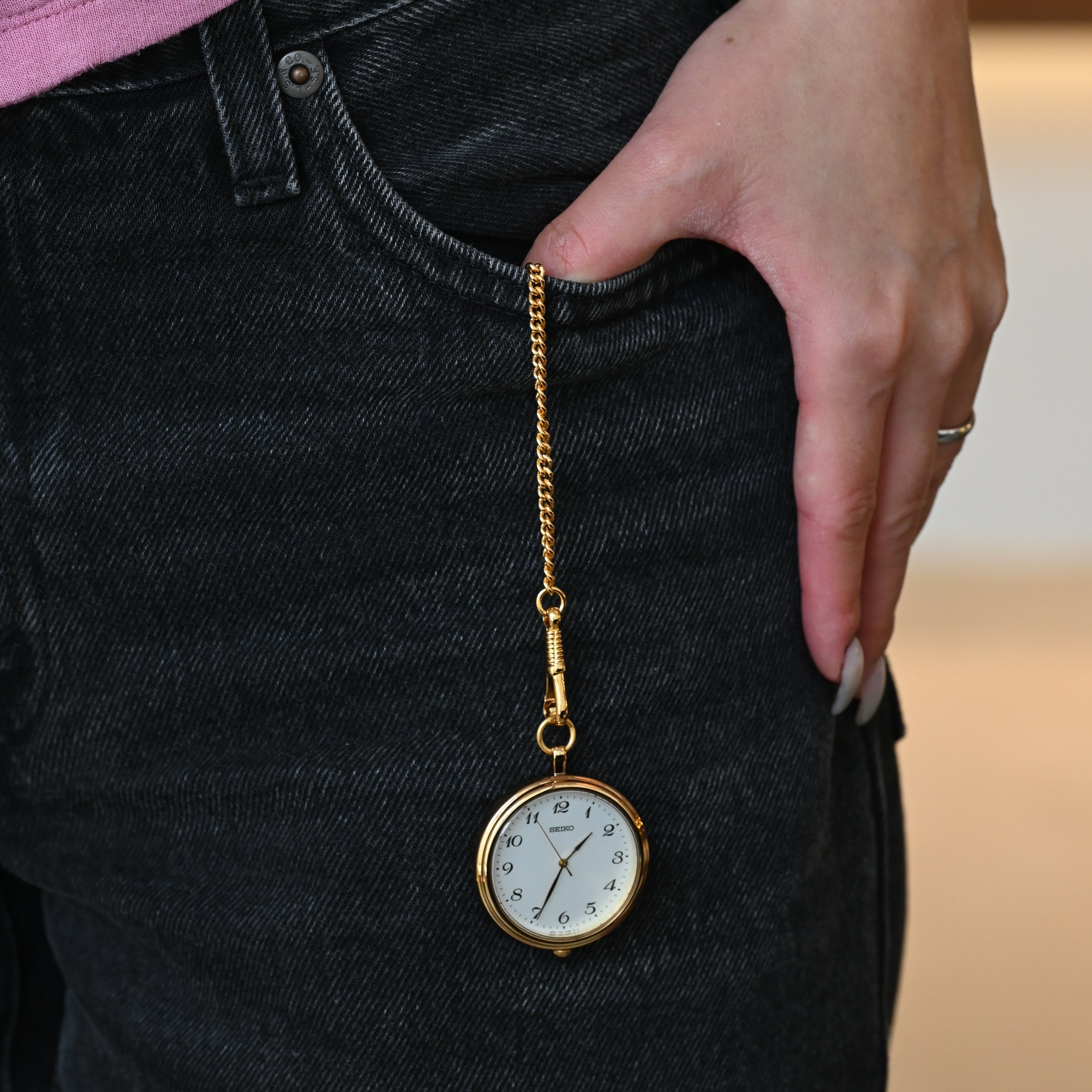 Seiko 7N01-0040 Pocket Watch