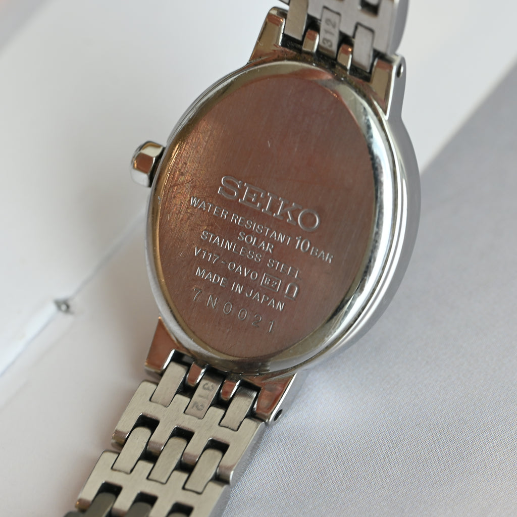 Seiko Exceline 7N0021 SS SS Solar - Leluxe Vintage Sdn. Bhd.