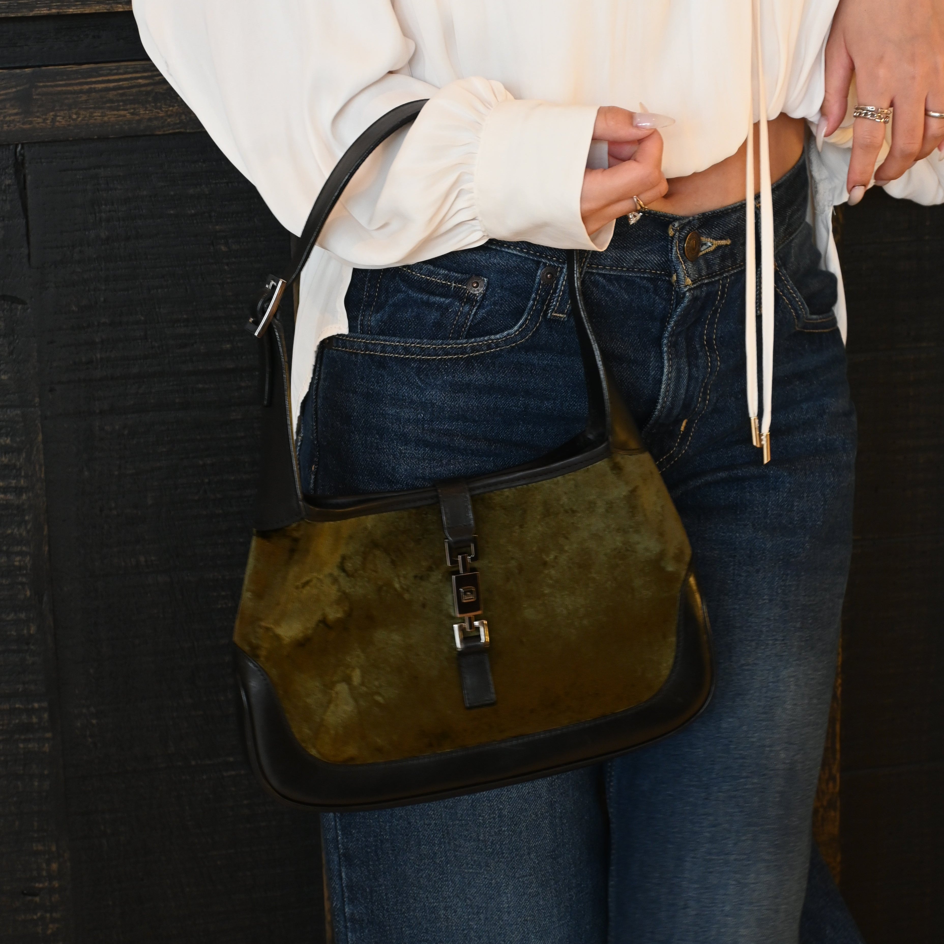 Gucci Jackie Small Hobo Velour