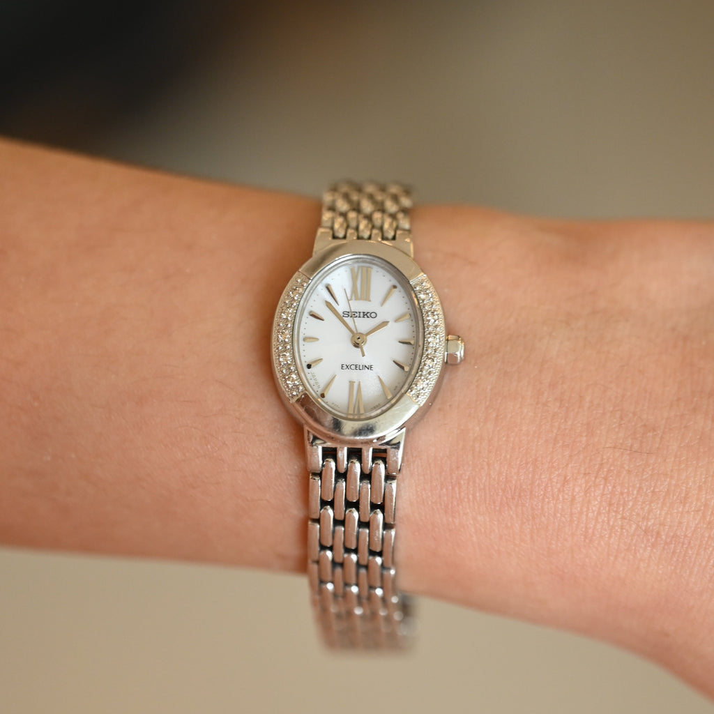Seiko Exceline 7N0021 SS SS Solar - Leluxe Vintage Sdn. Bhd.